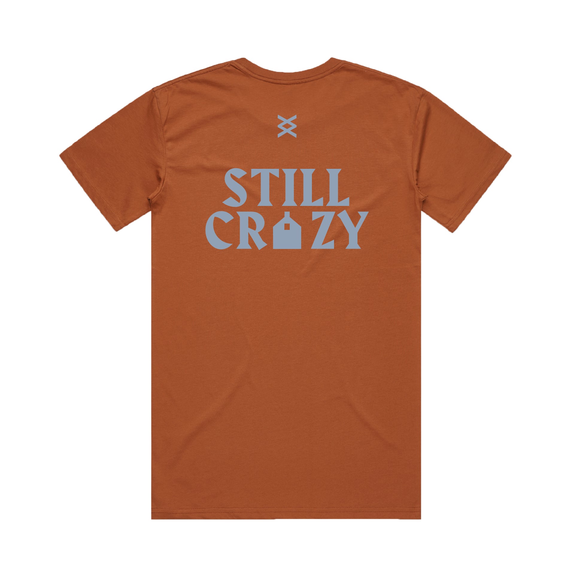 Mens T-Shirt  - Still Crazy - Copper