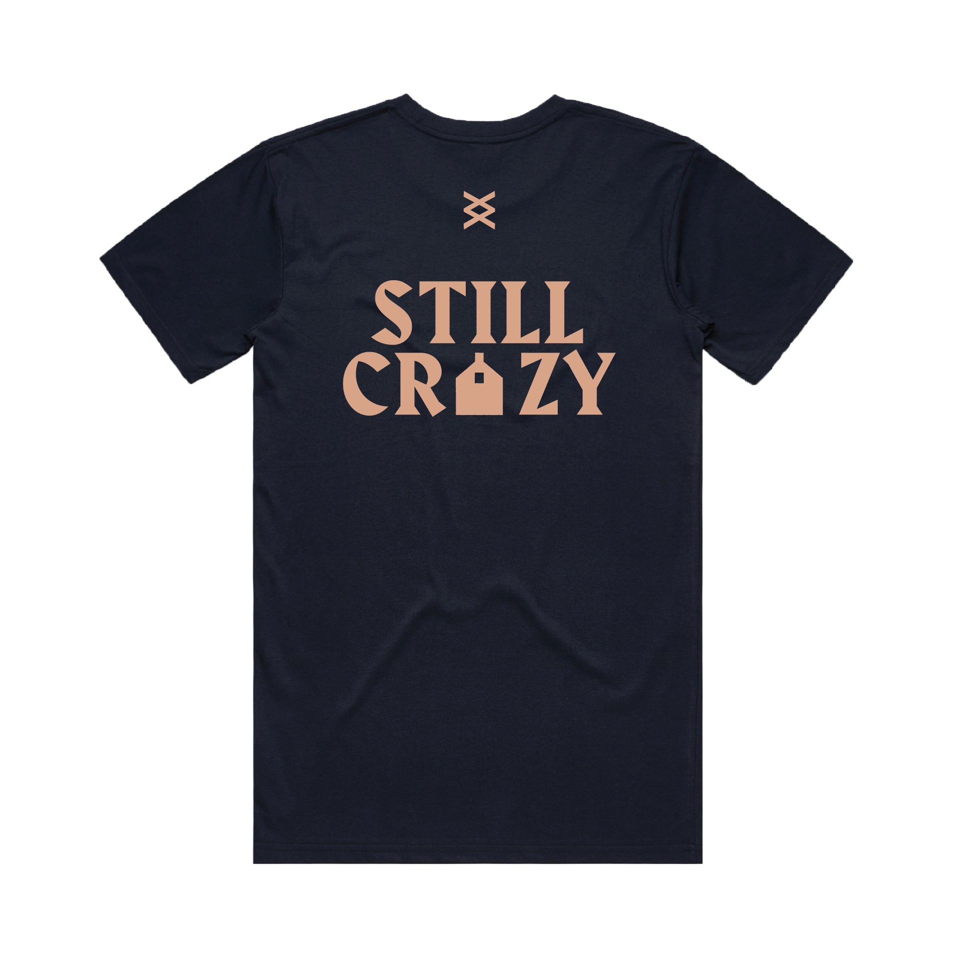 Mens T-Shirt - Still Crazy - Midnight Blue