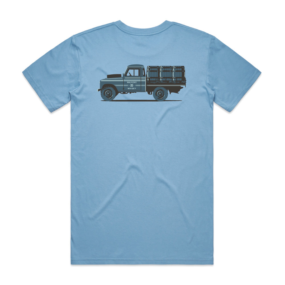 Mens T-Shirt - Series 2 Landrover - Carolina Blue