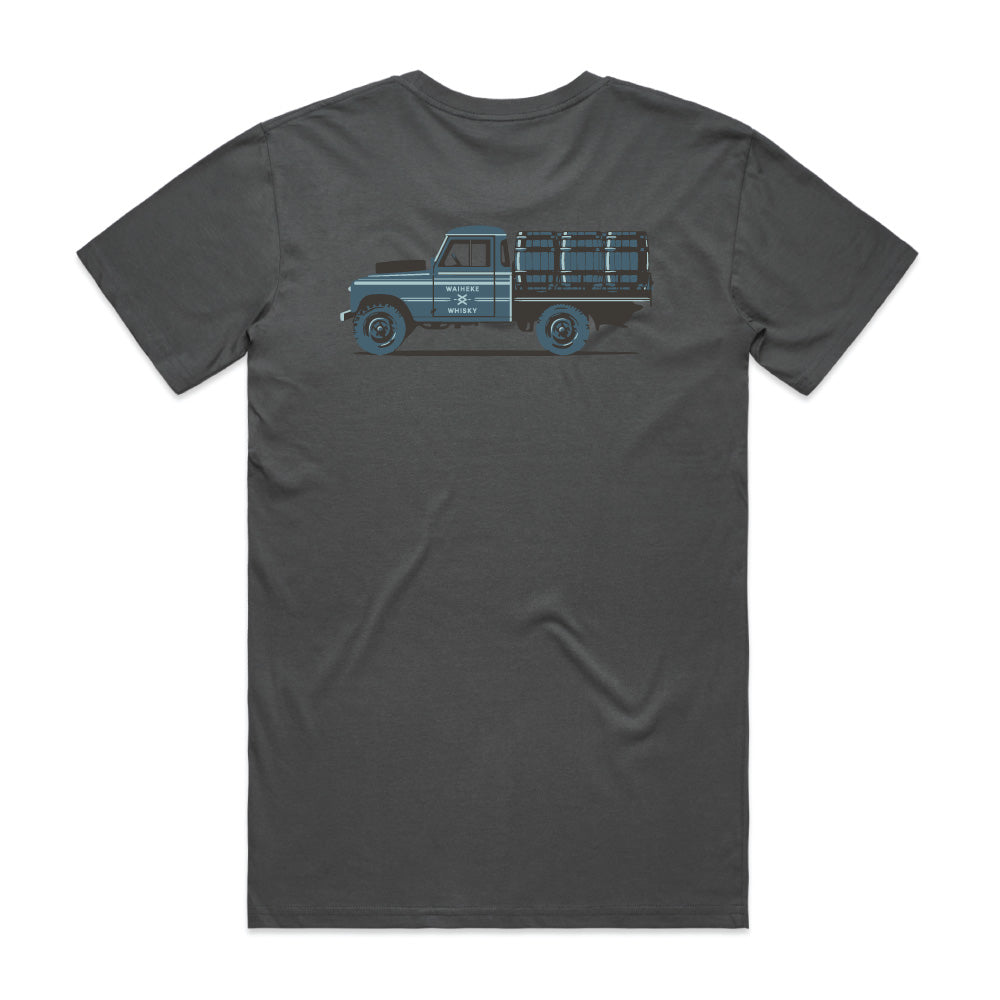 Mens T-Shirt - Series 2 Landrover - Charcoal